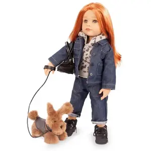 Poupée Gotz - Hannah et son chien Polly Götz-2659015 pas cher