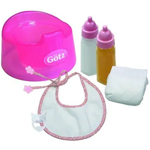 Gotz Accessoires de poupées : Götz Boutique : Coffret Repas et hygiène : Basique pas cher