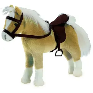 Cheval Haflinger Gotz 42x32cm pour poupée pas cher