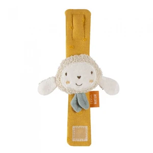 Fehn - Hochet de poignet mouton en coton bio - FehnVendu paramazon