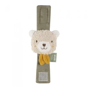 Fehn - Hochet de poignet ours en coton bio - Fehn