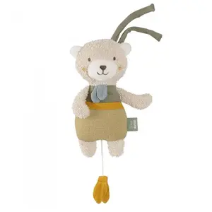Fehn - Peluche musicale ours en coton bio - Fehn pas cher