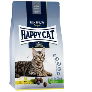 10kg Happy Cat Culinary Adult volaille fermière - Croquettes pour chatVendu parzooplus