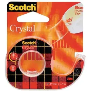 Scotch 6-1210D Crystal Clear 600 Film adhésif avec dérouleur pas cher
