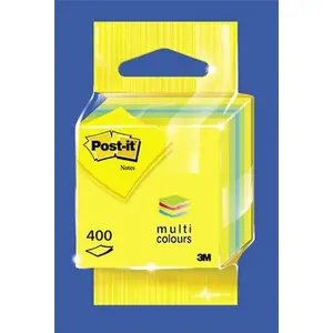 Post-it - Mini-cube de 400 feuilles 51x51mm Citron en sachet pas cher