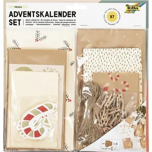 Comparateur de prix : folia Kit pour calendrier de l'Avent FALALA, 97 pièces