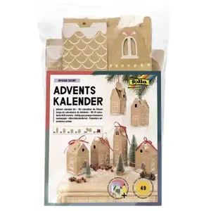 Comparateur de prix : Folia 9385 - Hygge Dorf - Calendrier de l'Avent - 24 boîtes à suspendr...