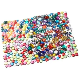 Comparateur de prix : Folia Pierres Decoratives En Plastique A Coller - Sachet De 800
