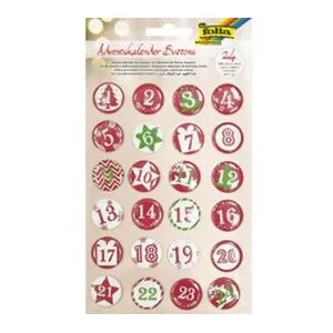 Comparateur de prix : Folia folia "buttons" pour calendrier de l'avent, en tôle noir