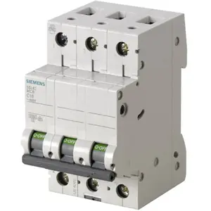 Comparateur de prix : Siemens Disjoncteur Siemens LS-SCHALTER 6KA 5SL6313-6 3 pôles 13 A