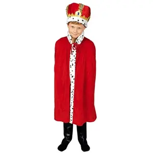 Comparateur de prix : Cape de Roi rouge enfant