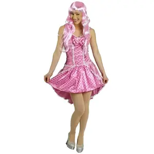 RueDeLaFete Déguisement Candy Girl rose adulte, taille M/L pas cher