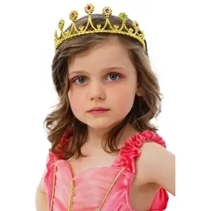 Comparateur de prix : Diadème enfant CHAKS OR avec pierres précieuses factices