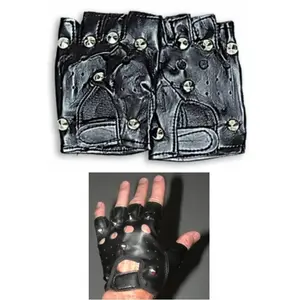 Comparateur de prix : Gants Punk noirs