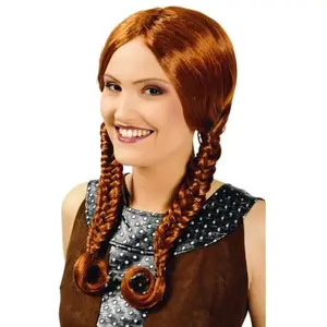 RueDeLaFete Perruque Arabella rousse pas cher