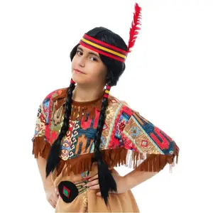 RueDeLaFete Perruque indienne fille enfant pas cher