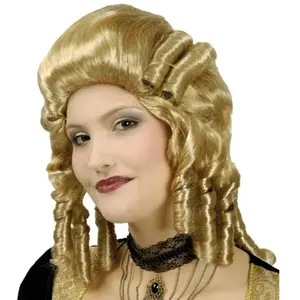 Comparateur de prix : Perruque Louise baroque blonde