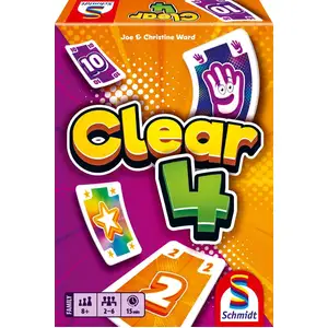Schmidt Spiele 49473 Clear 4 Jeu de Cartes Petit et Fin pas cher
