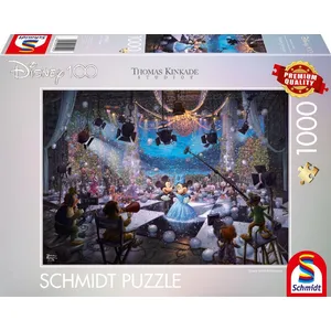 Schmidt Spiele Puzzle 1000 pièces : Thomas Kinkade : 100e anniversaire Disney