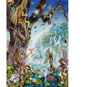 Schmidt Spiele Puzzle 2000 pièces dans la vallée des fées de l'eau, Taille Unique 57360