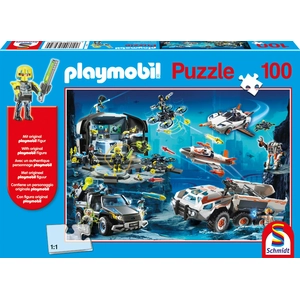 SCHMIDT SPIELE Puzzle Playmobil Top Agents 56272 pas cher