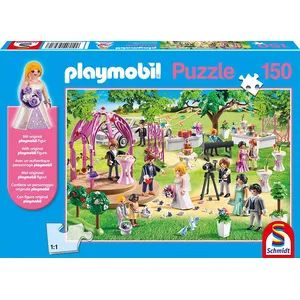 SCHMIDT SPIELE Puzzle Playmobil Mariage - 150 pieces