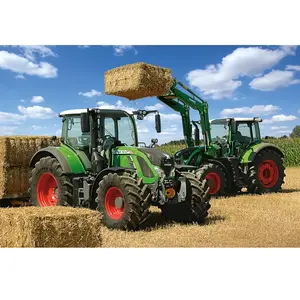 Schmidt CGS_56256 Puzzle: 100 Tractor Cargo Front Loader Fendt, Multicolor pas cher
