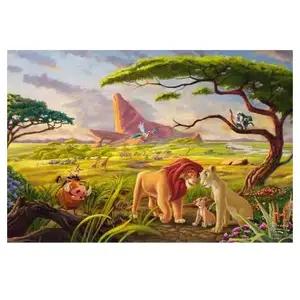Schmidt Spiele Puzzle 200 pièces : Disney, Le roi lion se souvient de qui il est