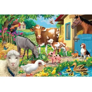 Puzzle 60 pièces : Animaux de la ferme