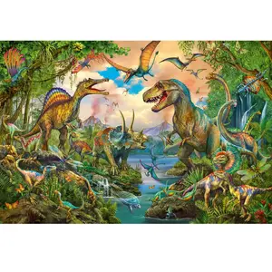 Puzzle Schmidt - Dinosaures sauvages, 150 pièces, contient un tatouage pas cher
