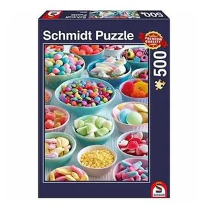Puzzle 500 Pièces : Gourmandises Sucrées, Schmidt Spiele pas cher