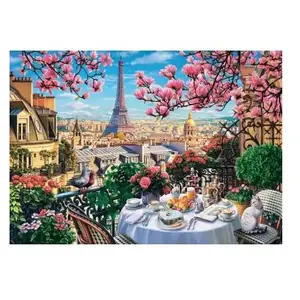 Puzzle 1000 pièces : Petit-déjeuner à Paris pas cher