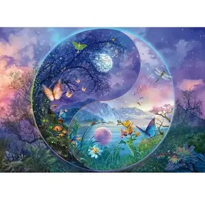 Puzzle 1000 pièces : Yin & Yang - Le monde fantastique des insectes pas cher