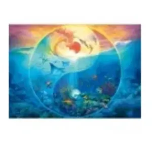 Puzzle 1000 pièces : Yin & Yang - Au royaume des animaux marins pas cher