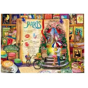 Puzzle 1000 pièces : Souvenirs de Paris pas cher