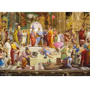 Schmidt Spiele Puzzle 1000 pièces : L’École d’Athènes 2024 - Art & Fun pas cher