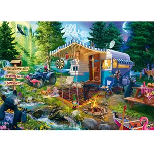 Comparateur de prix : Schmidt Puzzle 1000 pièces : La caravane dans les montagnes