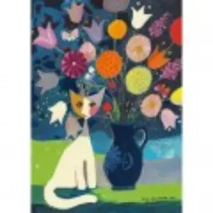 Puzzle 1000 pièces : Chat blanc pas cher