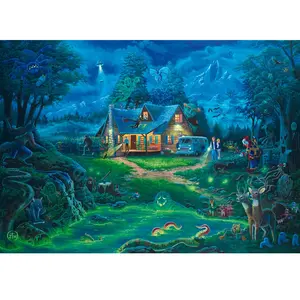Puzzle 1000 pièces : La maison hantée pas cher