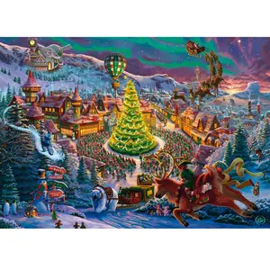 Puzzle 1000 pièces : Le pôle Nord du Père Noël pas cher