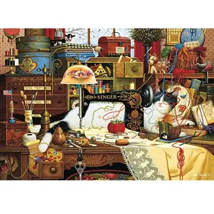 Schmidt Spiele 59993 Charles Wysocki, Maggie Le Chaotin, Puzzle de 1000 pièces pas cher