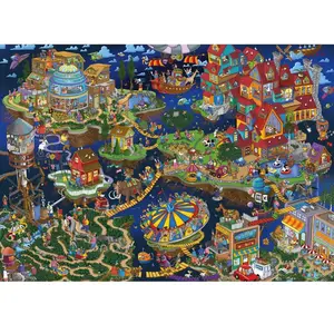 Steve Skelton - Monde Fou 1000 Pièces  Schmidt Spiele