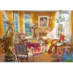 Spielwaren Puzzle 1000 pièces : Puzzle secret : Le salon du manoir Orchidée pas cher
