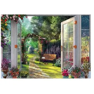 Puzzle SCHMIDT SPIELE Vue sur le jardin enchanté 1000 pièces