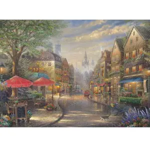 Puzzle Schmidt - Thomas Kinkade : Café à Munich, 1000 pièces pas cher