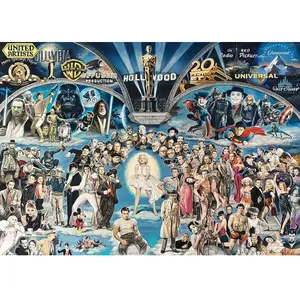 Schmidt Spiele Puzzle Hollywood, 1000 pcs pas cher