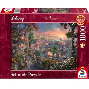 Comparateur de prix : Schmidt Spiele DISNEY LADY AND THE TRAMP, 1000 STUKJES