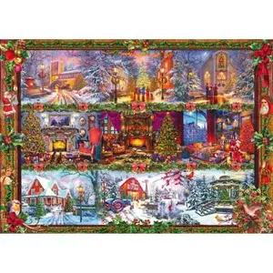 Schmidt Spiele Puzzle 1000 pièces : Les merveilles de Noël pas cher