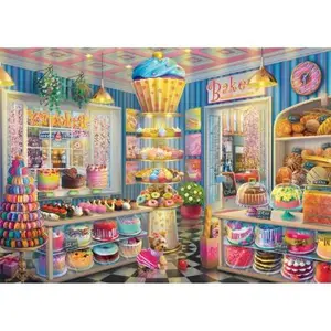 Schmidt Spiele Puzzle 1000 pièces : La pâtisserie multicolore pas cher