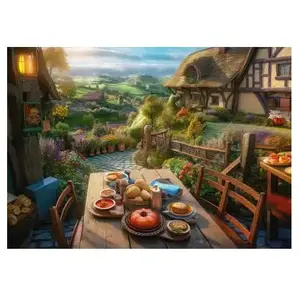 Schmidt Spiele Puzzle coloré de 1000 pièces Petit déjeuner avec Vue - 59763 pas cher